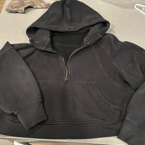 Lululemon scuba half zip black